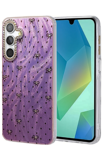 Newface Samsung Galaxy S23 FE Kılıf Blade Aynalı Desenli Kapak - Desen 2 resmi