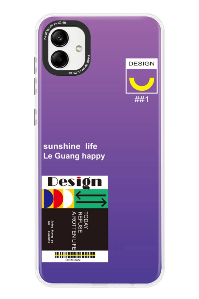 Newface Samsung Galaxy A04 Kılıf Estoril Desenli Kapak - Estoril - 4 resmi