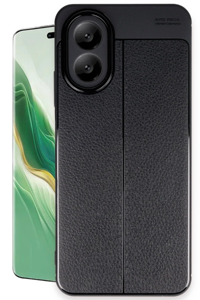 Newface Oppo A38 Kılıf Auto Focus Kapak - Siyah resmi