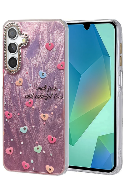 Newface Samsung Galaxy S23 FE Kılıf Blade Aynalı Desenli Kapak - Desen 8 resmi