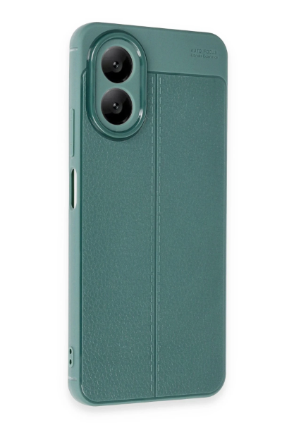 Newface Oppo A38 Kılıf Auto Focus Kapak - Koyu Yeşil resmi