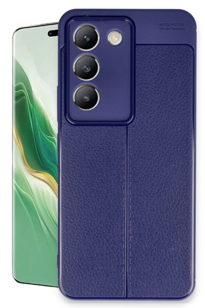 Newface Vivo V30 Lite 4G Kılıf Auto Focus Kapak - Lacivert resmi