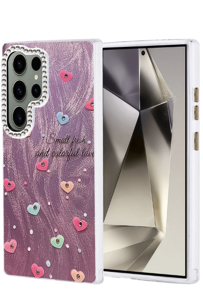 Newface Samsung Galaxy S23 Ultra Kılıf Blade Aynalı Desenli Kapak - Desen 8 resmi