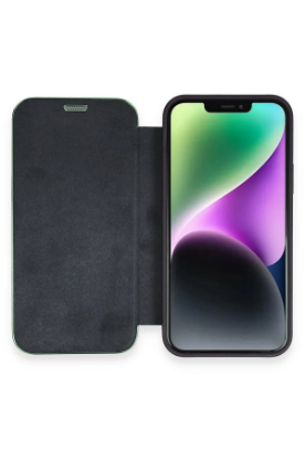 Newface iPhone 12 Kılıf Dolpin Kapaklı - Lacivert resmi