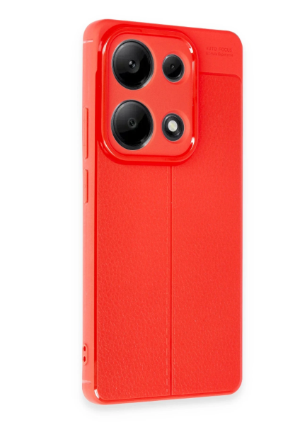 Newface Xiaomi Redmi Note 13 Pro 4G Kılıf Auto Focus Kapak - Kırmızı resmi