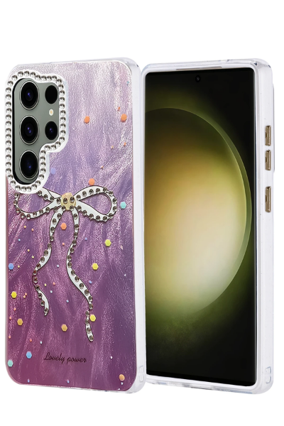 Newface Samsung Galaxy S25 Ultra Kılıf Blade Aynalı Desenli Kapak - Desen 1 resmi