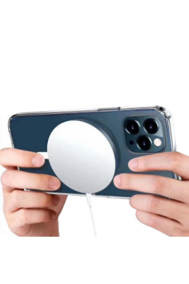 Newface iPhone 16 Pro Max Kılıf Magneticsafe Şeffaf Silikon - Şeffaf resmi