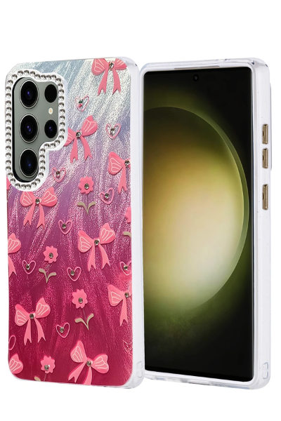 Newface Samsung Galaxy S25 Ultra Kılıf Blade Aynalı Desenli Kapak - Desen 3 resmi