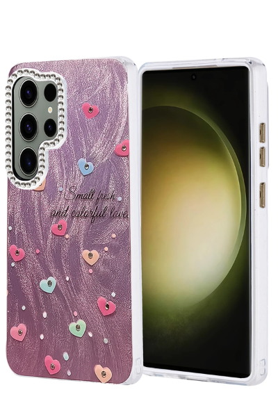 Newface Samsung Galaxy S25 Ultra Kılıf Blade Aynalı Desenli Kapak - Desen 8 resmi