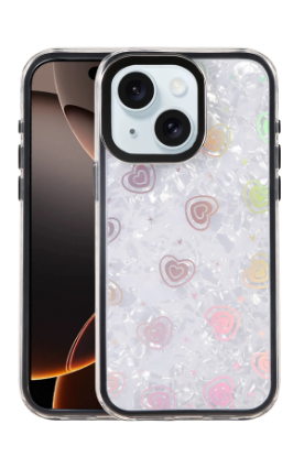 Newface Apple iPhone 14 Lumi Desenli Kapak - Siyah resmi