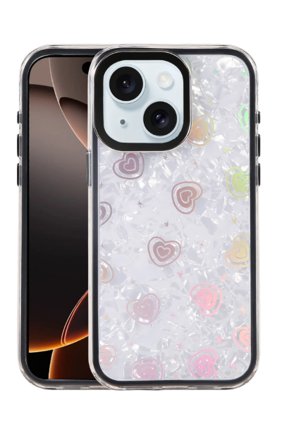 Newface Apple iPhone 14 Lumi Desenli Kapak - Siyah resmi
