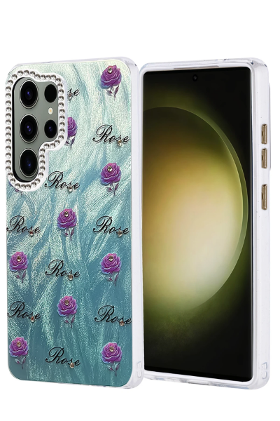 Newface Samsung Galaxy S25 Ultra Kılıf Blade Aynalı Desenli Kapak - Desen 9 resmi