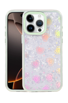 Newface Apple iPhone 14 Pro Max Lumi Desenli Kapak - Açık Mavi resmi