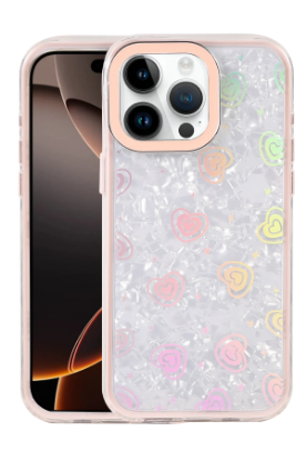 Newface Apple iPhone 14 Pro Max Lumi Desenli Kapak - Pembe resmi