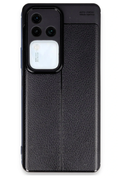 Newface Vivo V30 5G Kılıf Auto Focus Kapak - Siyah resmi