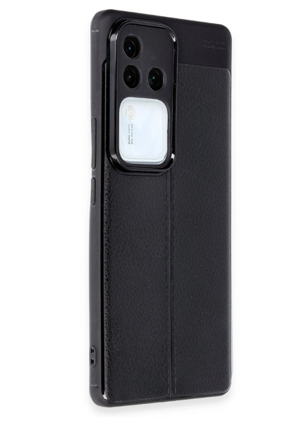 Newface Vivo V30 5G Kılıf Auto Focus Kapak - Siyah resmi