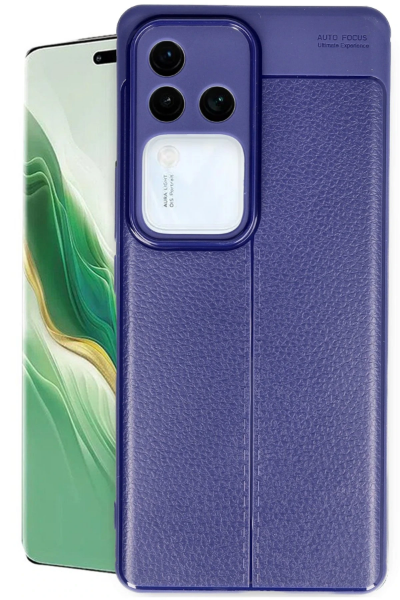Newface Vivo V30 5G Kılıf Auto Focus Kapak - Lacivert resmi