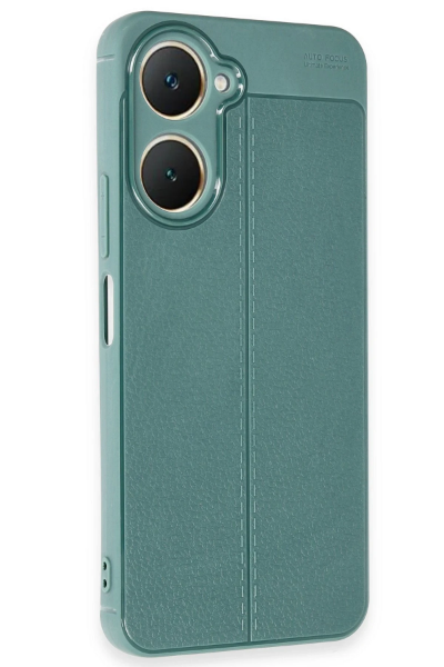 Newface Vivo Y18 Kılıf Auto Focus Kapak - Koyu Yeşil resmi