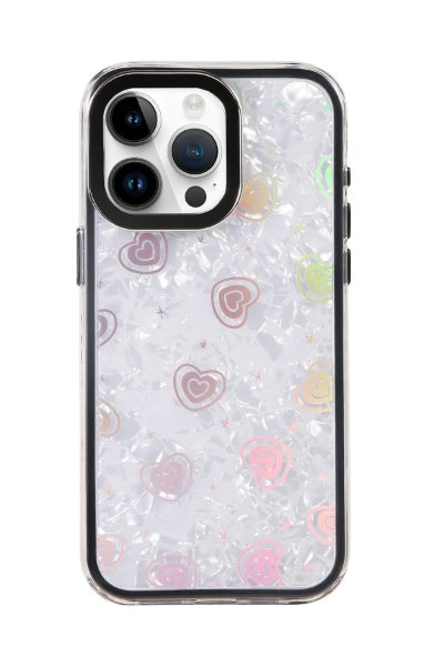 Newface Apple iPhone 15 Pro Max Lumi Desenli Kapak - Siyah resmi