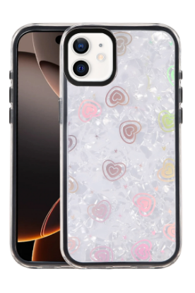 Newface Apple iPhone 11 Lumi Desenli Kapak - Siyah resmi