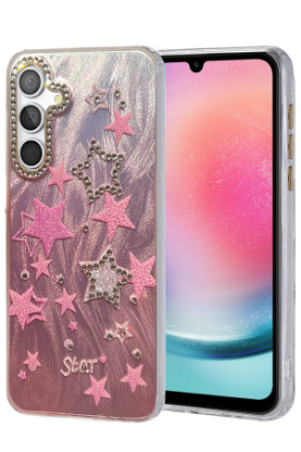 Newface Samsung Galaxy A24 4G Kılıf Blade Aynalı Desenli Kapak - Desen 7 resmi