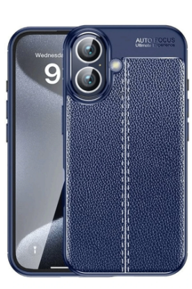 Newface iPhone 16 Kılıf Auto Focus Kapak - Lacivert resmi