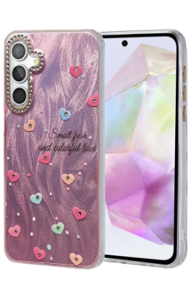 Newface Samsung Galaxy A35 5G Kılıf Blade Aynalı Desenli Kapak - Desen 8 resmi