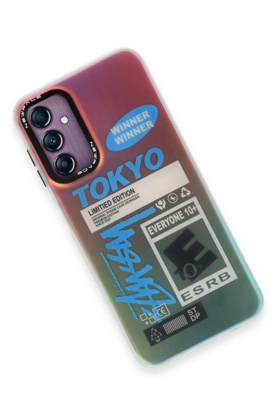 Newface Samsung Galaxy A14 4G Kılıf Estoril Desenli Kapak - Estoril - 1 resmi