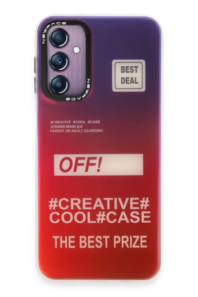 Newface Samsung Galaxy A24 4G Kılıf Estoril Desenli Kapak - Estoril - 9 resmi