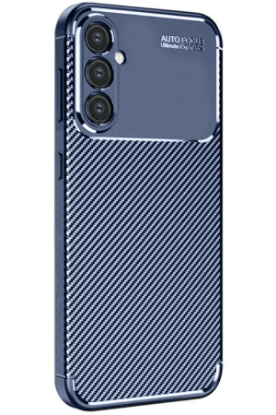 Newface Samsung Galaxy S25 Plus Kılıf Auto Focus Karbon Kapak - Lacivert resmi