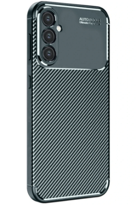 Newface Samsung Galaxy S25 Plus Kılıf Auto Focus Karbon Kapak - Koyu Yeşil resmi