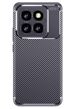 Newface Xiaomi Mi 14T Pro Kılıf Auto Focus Karbon Kapak - Lacivert resmi