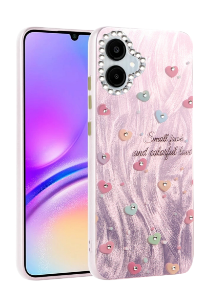 Newface Samsung Galaxy A06 Kılıf Blade Aynalı Desenli Kapak - Desen 8 resmi