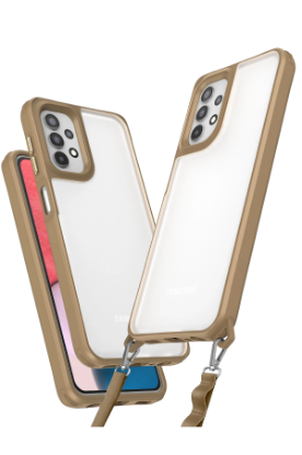 Newface Samsung Galaxy A32 Kılıf Penta Silikon Kılıf - Çöl Titanyum resmi