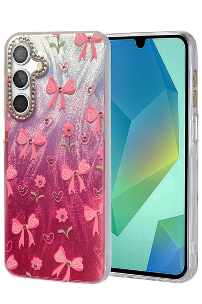 Newface Samsung Galaxy A16 5G Kılıf Blade Aynalı Desenli Kapak - Desen 3 resmi