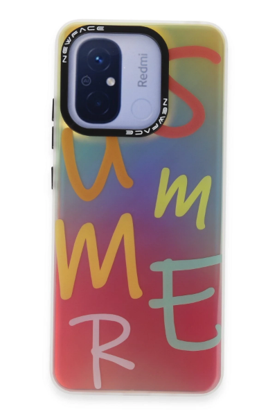 Newface Xiaomi Redmi 12C Kılıf Estoril Desenli Kapak - Estoril - 3 resmi