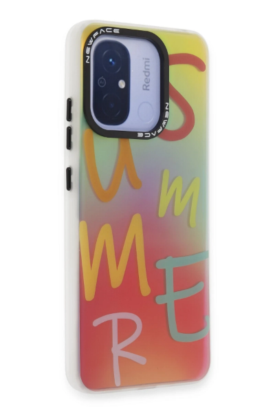 Newface Xiaomi Redmi 12C Kılıf Estoril Desenli Kapak - Estoril - 3 resmi