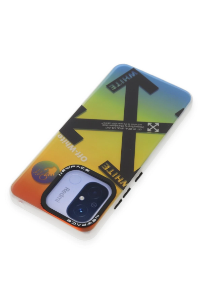 Newface Xiaomi Redmi 12C Kılıf Estoril Desenli Kapak - Estoril - 5 resmi