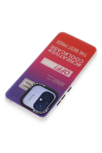 Newface Xiaomi Redmi 12C Kılıf Estoril Desenli Kapak - Estoril - 9 resmi