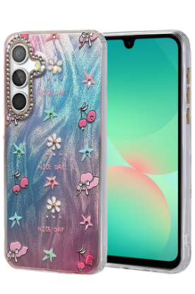 Newface Samsung Galaxy A26 Kılıf Blade Aynalı Desenli Kapak - Desen 4 resmi