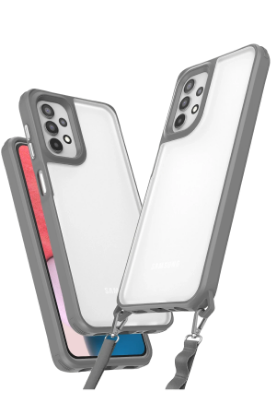 Newface Samsung Galaxy A23 4G Kılıf Penta Silikon Kılıf - Titan Gri resmi