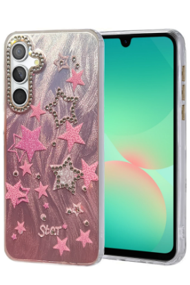 Newface Samsung Galaxy A26 Kılıf Blade Aynalı Desenli Kapak - Desen 7 resmi