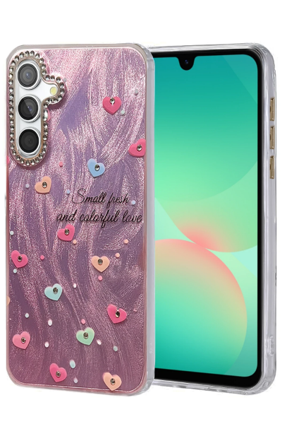 Newface Samsung Galaxy A26 Kılıf Blade Aynalı Desenli Kapak - Desen 8 resmi
