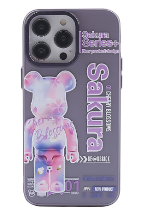 Newface iPhone 13 Pro Kılıf Prada Desenli Kapak - Prada Mor - 1 resmi