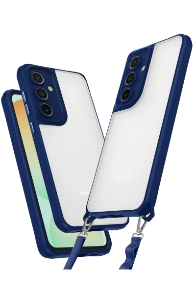 Newface Samsung Galaxy A14 4G Kılıf Penta Silikon Kılıf - Lacivert resmi