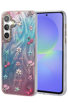 Newface Samsung Galaxy A36 Kılıf Blade Aynalı Desenli Kapak - Desen 4 resmi