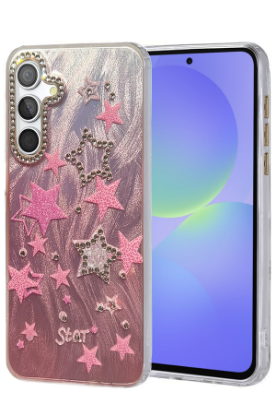 Newface Samsung Galaxy A36 Kılıf Blade Aynalı Desenli Kapak - Desen 7 resmi