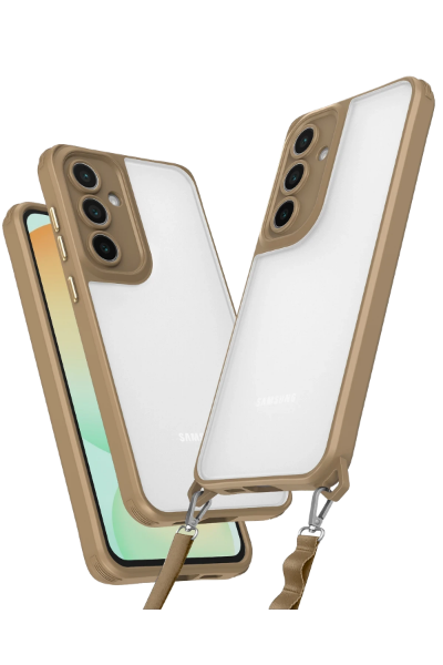 Newface Samsung Galaxy A25 5G Kılıf Penta Silikon Kılıf - Çöl Titanyum resmi