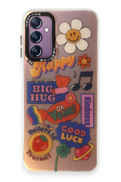 Newface Samsung Galaxy A24 4G Kılıf Estoril Desenli Kapak - Estoril - 15 resmi