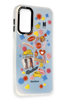 Newface Samsung Galaxy A24 4G Kılıf Estoril Desenli Kapak - Estoril - 16 resmi